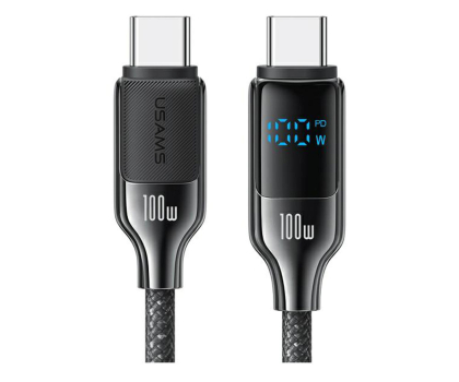 Kabel USAMS Kabel USB-C na USB-C 100W 1,2m czarny